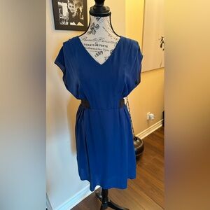 RW & Co blue dress size small